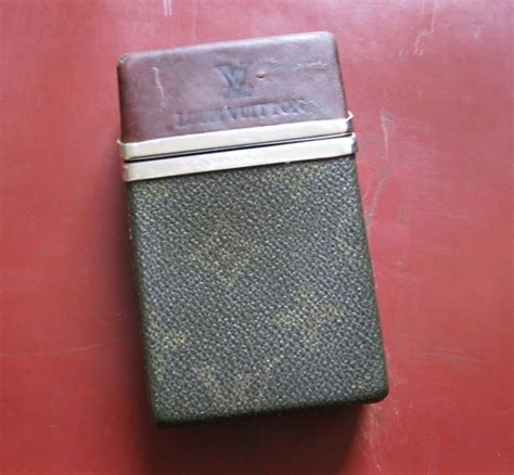 vintage rare louis vuitton metal cigerette case